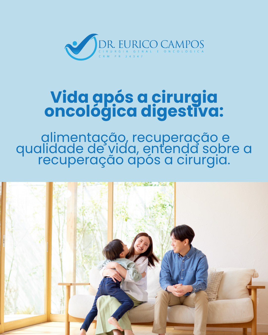 Vida após a cirurgia oncológica digestiva: alimentação, recuperação e qualidade de vida, entenda sobre a recuperação após a cirurgia.